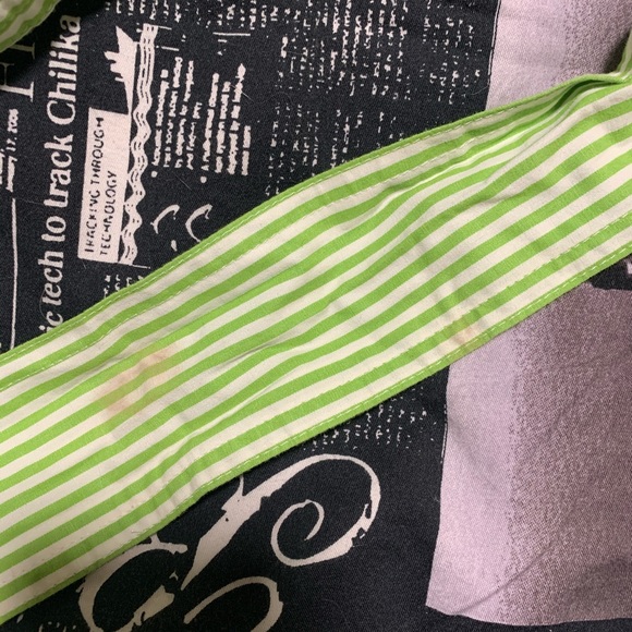 Green candy stripe Hollister skirt size small - Picture 8 of 8